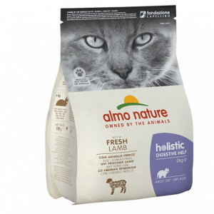 Almo Nature Cat Holistic Digestive Help Lamb sausā barība kaķiem Jērs 2kg