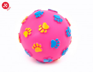 JK suņu rotaļlieta Bumba vinila ar skaņu Paws 7cm