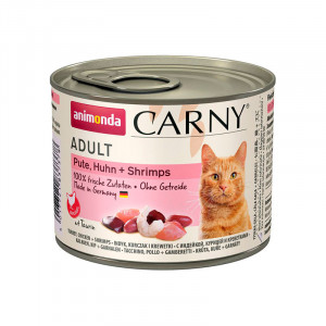 Animonda Carny Adult konservi kaķiem Tītars, vista, garneles 200g