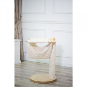 LUXUCAT Nagu asināmie - mājiņa kaķiem 85.5cm Beige Sizal rope