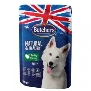 Butchers Dog NH Turkey & Rice Pate konservi suņiem Tītars, rīsi 100g
