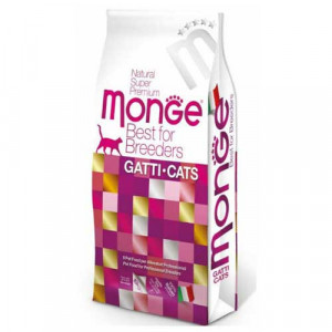 MONGE Cat Monoprotein Sterilised Duck sausā barība kaķiem Pīle 10kg