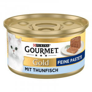 Gourmet Gold PATE kaķu konservi pastēte Tuncis 85g