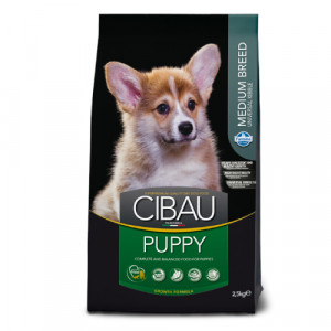 CIBAU PUPPY MEDIUM sausā barība kucēniem Vista, rīsi 2.5kg