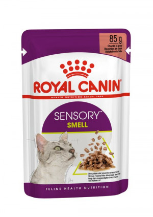 Royal Canin FHN SENSORY SMELL GRAVY kaķu konservi mērcē 85g x12