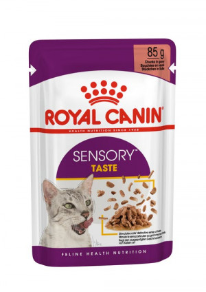 Royal Canin FHN SENSORY TASTE IN GRAVY kaķu konservi mērcē 85g x12