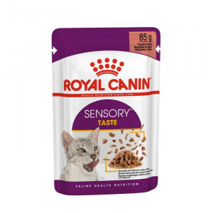 Royal Canin FHN SENSORY TASTE IN GRAVY kaķu konservi mērcē 85g x12