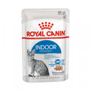 Royal Canin INDOOR STERILIZED LOAF kaķu konservi pastēte 85g x12