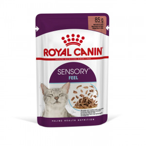 Royal Canin FHN SENSORY FEEL GRAVY kaķu konservi mērcē 85g x12