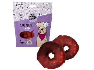 MR.BANDIT DONUT Duck gardums virtulis suņiem Pīle 500g