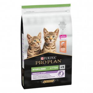 Pro Plan STERILISED START KITTEN sausā barība kaķēniem Lasis 10kg