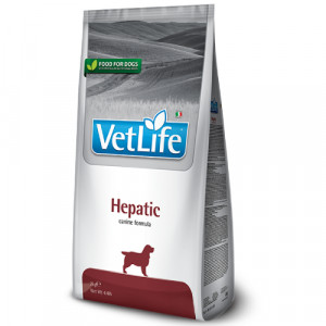 Vet Life Dog Hepatic sausā barība suņiem Hroniskā aknu mazspēja 2kg