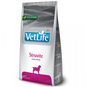 Vet Life Dog Struvite sausā barība suņiem Struvītu kristālu šķīdināšana 2kg