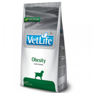 Vet Life Dog Obesity sausā barība suņiem Svara un glikozes līmeņa kontrole 2kg