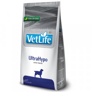 Vet Life Dog Ultrahypo sausā barība suņiem Barības alerģijas vai atopijas 2kg
