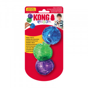 KONG Lock-it 3-PK rotaļlieta suņiem S <9kg