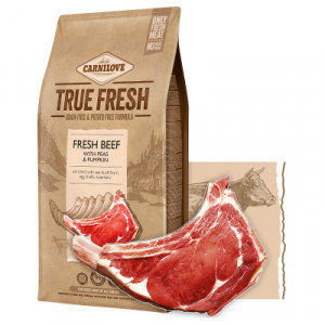 Carnilove Dog TRUE FRESH Beef bezgraudu sausā barība suņiem Liellops 4kg