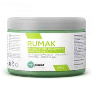 RUMAK zirgu gēls sildo&scaron;i atvēsino&scaron;s ar kamparu un mentolu 500ml