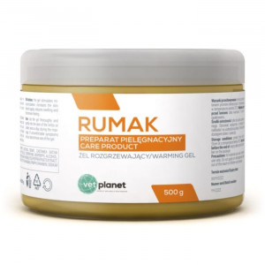 RUMAK zirgu gēls sildo&scaron;s tūskas mazinā&scaron;anai 500ml