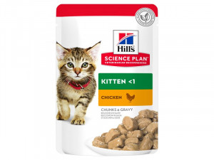 Hills KITTEN Chicken konservi kaķēniem Vista 85g