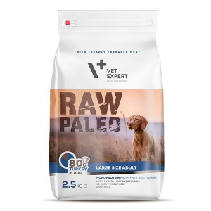 Raw Paleo Monoprotein LARGE sausā suņu barība Tītars 2.5kg