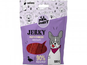 MR.BANDIT JERKY DUCK gardums suņiem Pīles filēja 500g