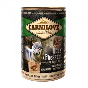 CARNILOVE WILD MEAT DUCK & PHEASANT konservi suņiem Pīle, Fazāns 400g