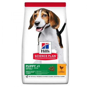 HILLS Dog Medium Puppy sausā barība vidējo šķirņu kucēniem Vista 18kg