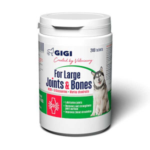 Gigi LARGE Joints & Bones papildbarība suņiem Glikozamīns, hondroitīns locītavu veselībai N240