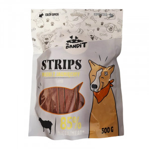 MR.BANDIT STRIPS LAMB gardums suņiem Strēlemes ar jēru 500g