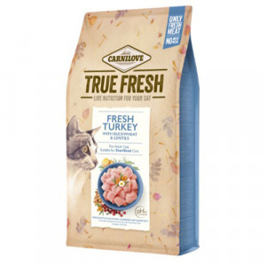 Carnilove Cat TRUE FRESH bezgraudu sausā kaķu barība Tītars 1.8kg