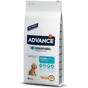 Advance Dog PUPPY MEDIUM sausā barība kucēniem Vista, rīsi 12kg