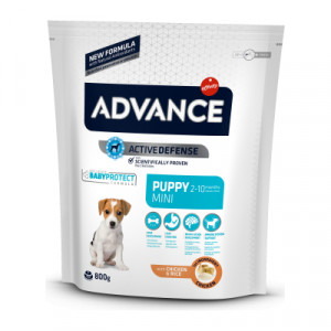 Advance Dog PUPPY MINI sausā barība kucēniem Vista, rīsi 800g