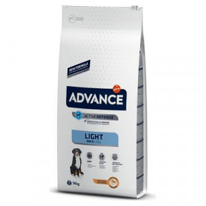 Advance Dog MAXI LIGHT sausā suņu barība Vista, rīsi 14kg