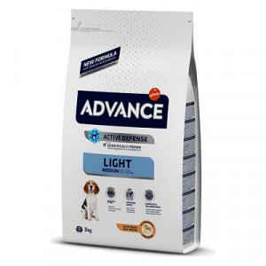 Advance Dog MEDIUM LIGHT sausā suņu barība Vista, rīsi 3kg