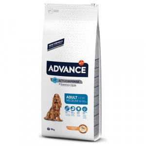 Advance Dog MEDIUM sausā suņu barība Vista, rīsi 18kg