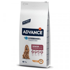 Advance Dog MEDIUM SENIOR sausā suņu barība Vista, rīsi 12kg