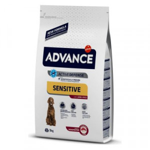 Advance Dog SENSITIVE sausā suņu barība Jērs, rīsi 3kg