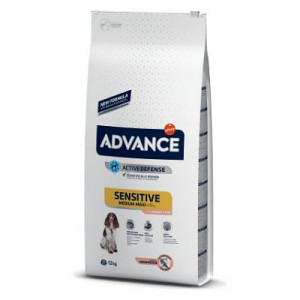 Advance Dog SENSITIVE sausā suņu barība Lasis, rīsi 12kg