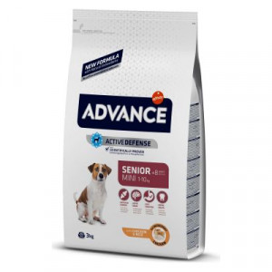 Advance Dog MINI SENIOR 8+ sausā suņu barība Vista, rīsi 3kg