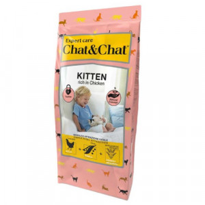 Chat & Chat KITTEN sausā barība kaķēniem Vista 14kg