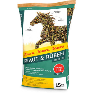 Josera Kraut & Ruben Struktur barība zirgiem 15kg