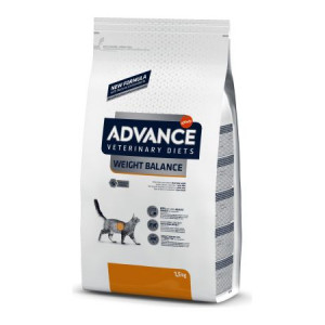 Advance Vet Cat WEIGHT BALANCE sausā kaķu barība Svara kontrole 1.25kg