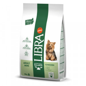 Libra Dog Adult MINI Chicken sausā suņu barība Vista 8kg