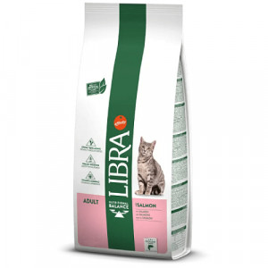 Libra Cat Adult Salmon sausā kaķu barība Lasis 12kg