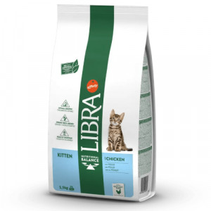 Libra Cat KITTEN Chicken sausā barība kaķēniem Vista 1.5kg