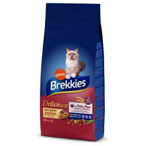 Brekkies Cat Delice Poultry sausā kaķu barība Mājputni 20kg