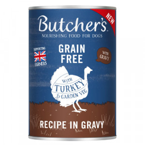 Butchers Dog Original Turkey in Gravy konservi suņiem Tītars mērcē 400g