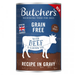 Butchers Dog Original Beef in Gravy konservi suņiem Liellops mērcē 400g