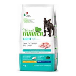 Natural Trainer Dog WEIGHT CARE SMALL TOY sausā suņu barība Tītars 2kg